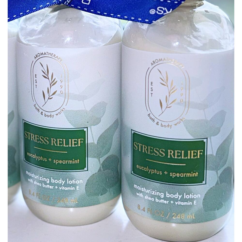 Bath & Body Works Eucalyptus Spearmint Aromatherapy Moisturizing Body Lotion x3 - Picture 3 of 4